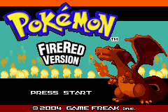 Pokemon Fire Red Omega Title Screen